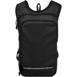SAPOS Malý turistický batoh ze 100% recyklovaného a vodoodpudivého polyesteru GRS, černý