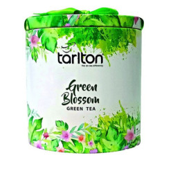 GRENGLOS - TARLTON Green Tea Ribbon Blossom plech 100g - Zelený čaj