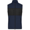 Pánská fleecová vesta James & Nicholson, námořní modrá, M