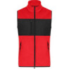 Pánská fleecová vesta James & Nicholson, červená, S