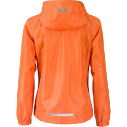 Dámská bunda do deště James & Nicholson, oranžová, XL