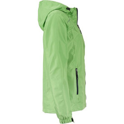 Dámská bunda do deště James & Nicholson, zelená, XL
