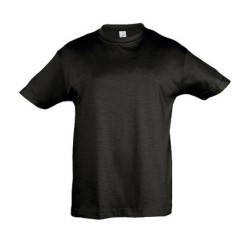 REGENT dětské tričko SOLS, 6 let, černá