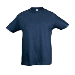 REGENT dětské tričko SOLS, 12 let, námořní modrá