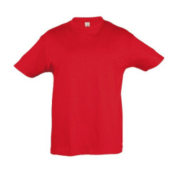 REGENT dětské tričko SOLS, 6 let, červená