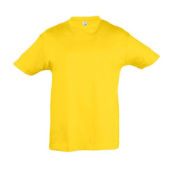 REGENT dětské tričko SOLS, 6 let, tmavě žlutá