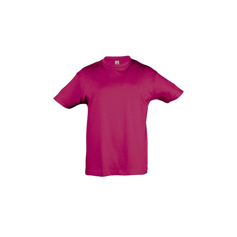 REGENT dětské tričko SOLS, 8 let, tmavě růžová