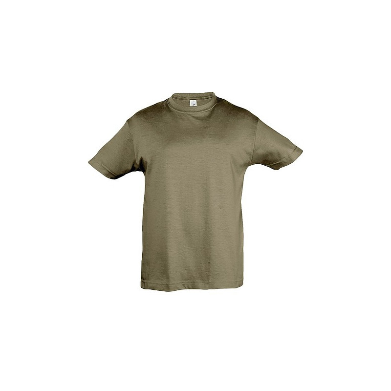 REGENT dětské tričko SOLS, 4 roky, vojenská zelená