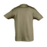 REGENT dětské tričko SOLS, 4 roky, vojenská zelená