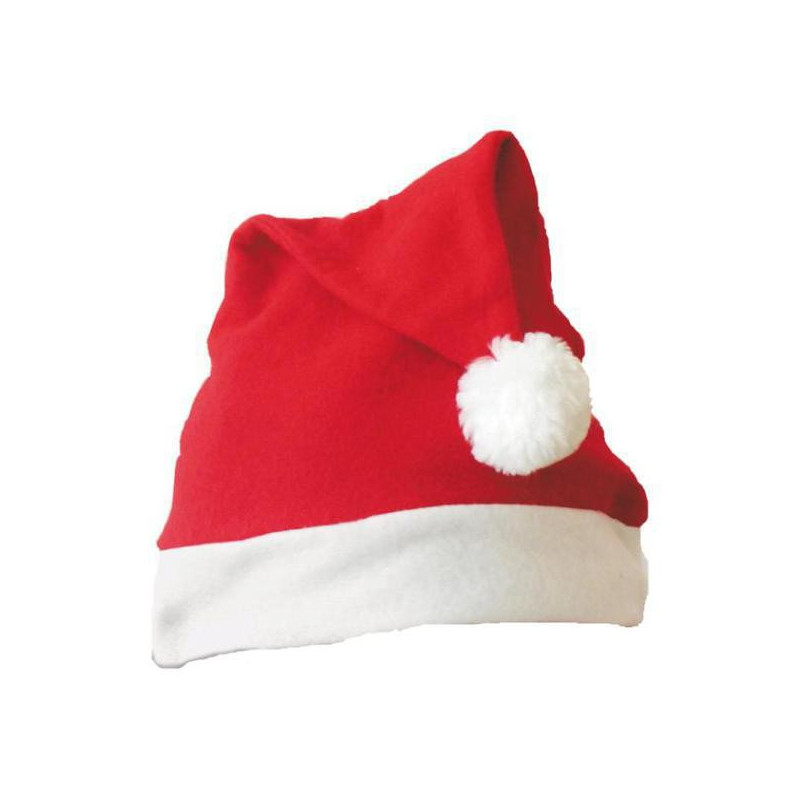 SANTA CAP dětská vánoční čepice, červená/bílá