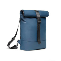 Rolovací batoh na kolo, modrý