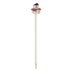 vánoční tužka, sněhulák