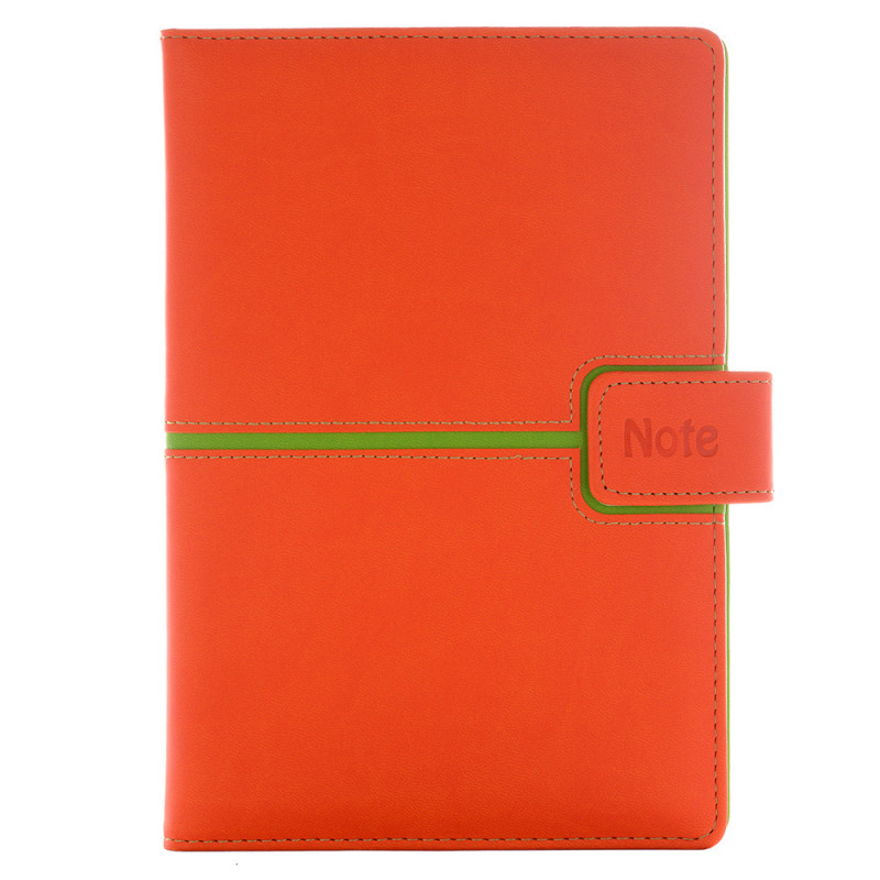 Notes MAGNETIC A5 nelinkovaný - oranžová/zelená