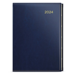 Denní diář 2024 Ctirad s výsekem - Premier A5 - Modrá