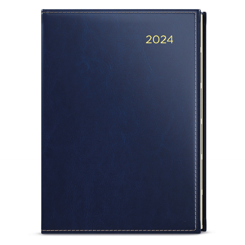 Denní diář 2024 Ctirad s výsekem - Premier A5 - Modrá