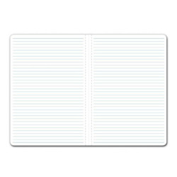 Notes DESIGN A4 linkovaný - modrý - puntíky