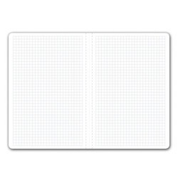 Notes - zápisník MAGNETIC A5 čtverečkovaný - černá/zelená