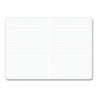 Notes - zápisník AMOS A5 linkovaný - černá/modrá gumička