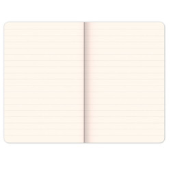 Notes - zápisník linkovaný A5 - Skiver černošedý