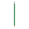 GORETA Dřevěná tužka s gumou, světle zelená