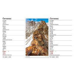 Na horách 2025, stolní kalendář
