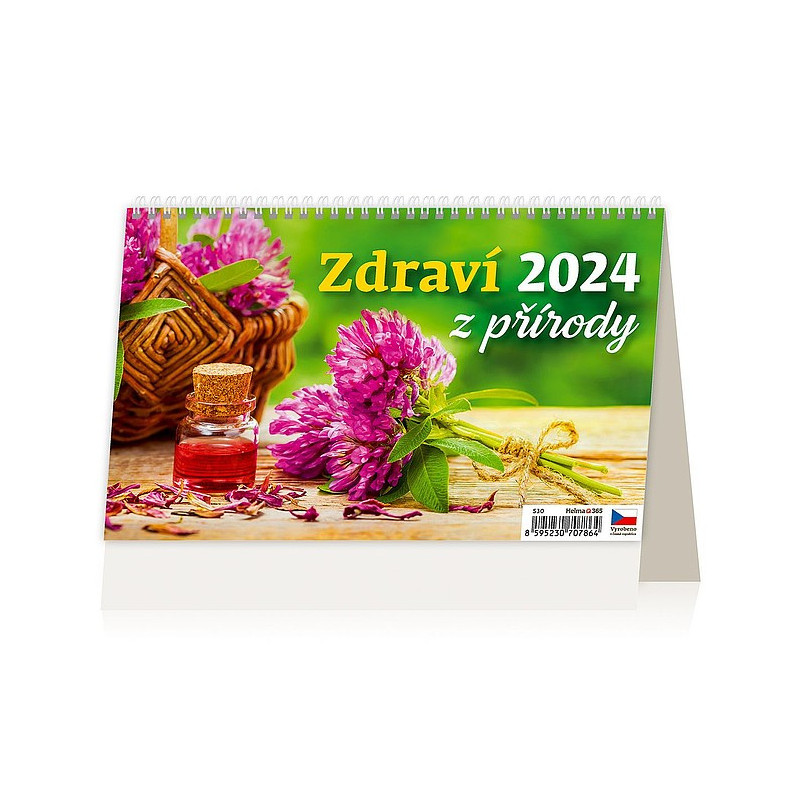 Zdraví z přírody 2025 stolní kalendář