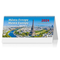Města Evropy 2025, stolní kalendář