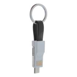 přívěšek na klíče s USB nabíjecím kabelem